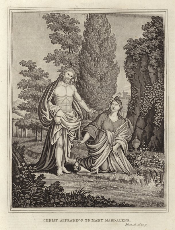 Christus erscheint Maria Magdalena von English School