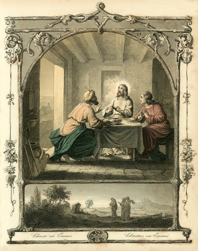 Christus in Emaus von English School