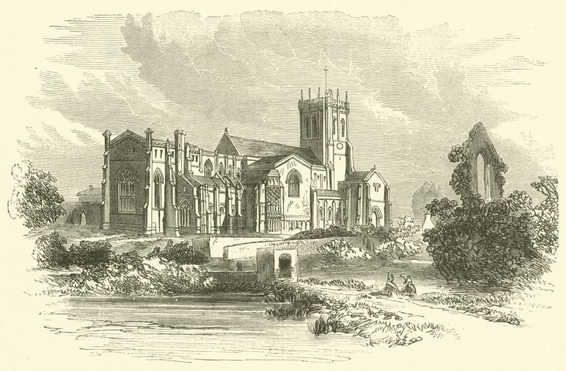 Christchurch Abtei (Stich) von English School