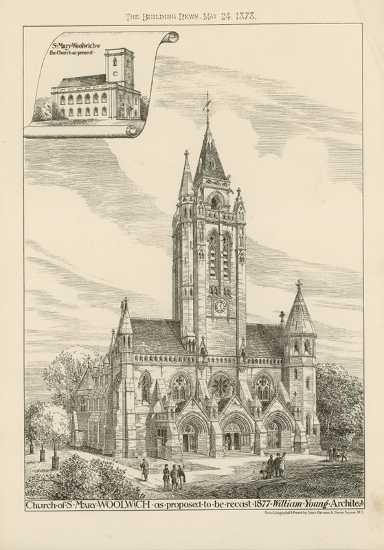Die Kirche St. Mary in Woolwich von English School