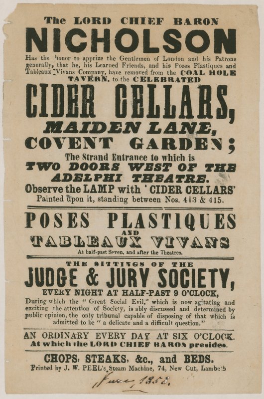Cider-Keller von English School