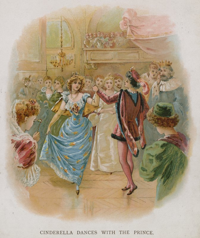 Aschenputtel tanzt mit dem Prinzen von English School