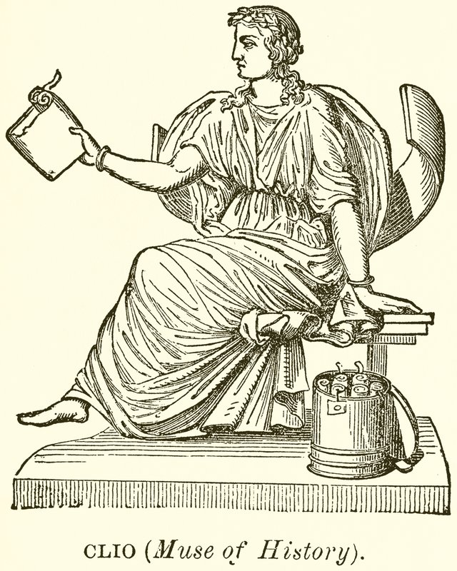 Klio (Muse der Geschichte) von English School