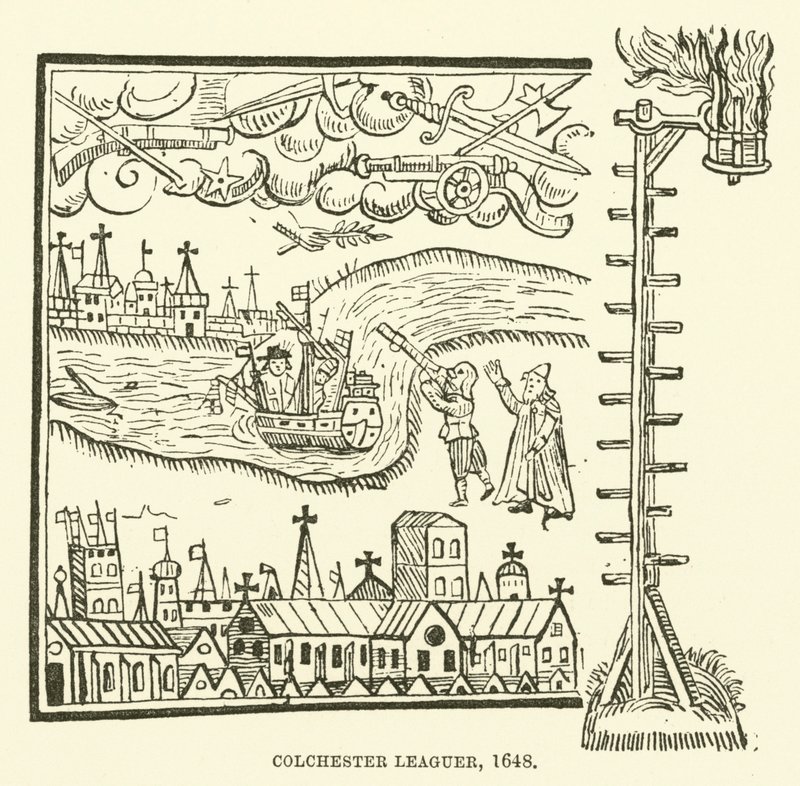 Belagerung von Colchester von English School