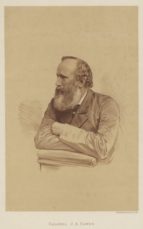 Colonel J. A. Cowen (Lithographie) von English School