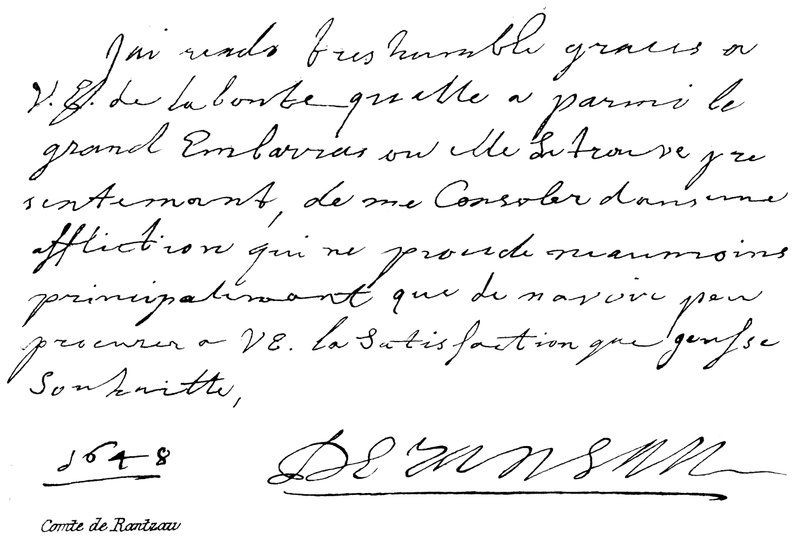Comte de Rantzau von English School