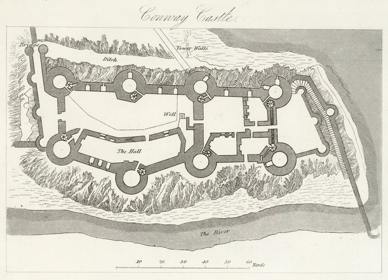 Conway Castle von English School
