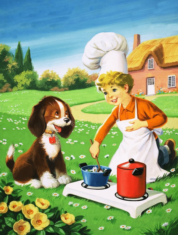 Kochen im Freien von English School