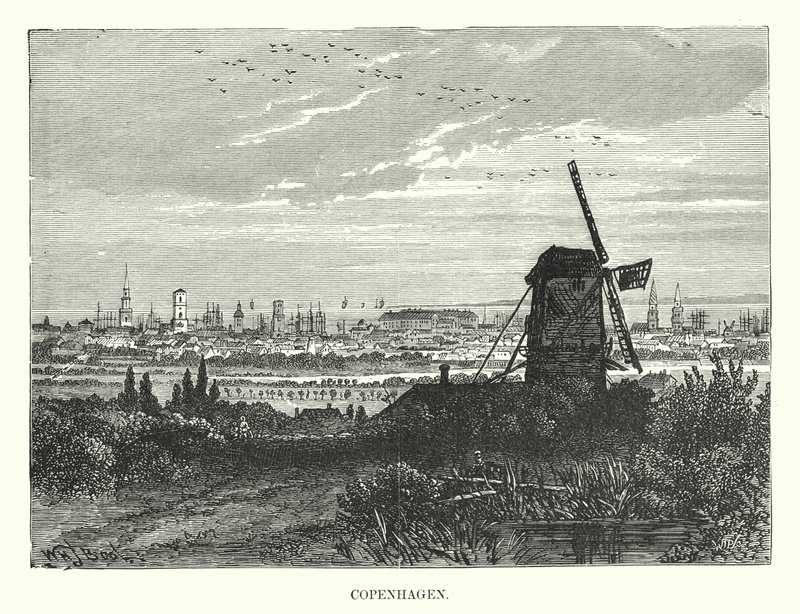 Kopenhagen (Gravur) von English School