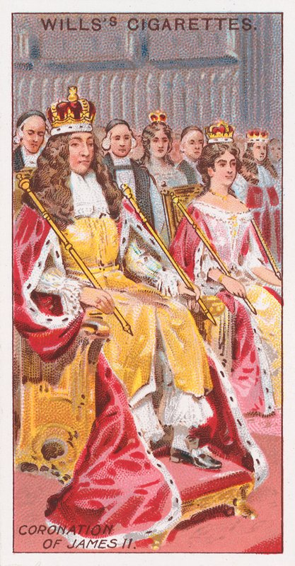 Krönung von James II von English School