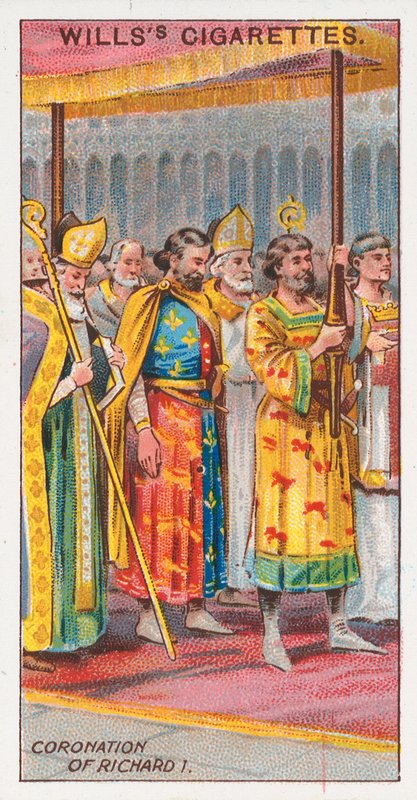 Krönung von Richard I. von English School