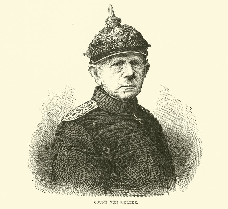Graf Von Moltke, Juli 1870 von English School