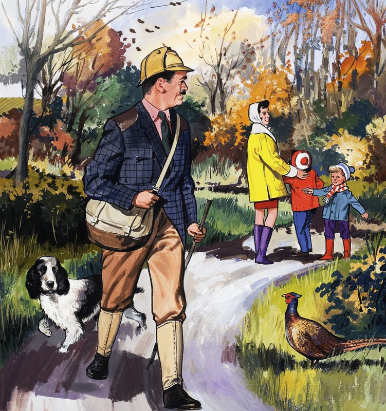 Spaziergang auf dem Land von English School