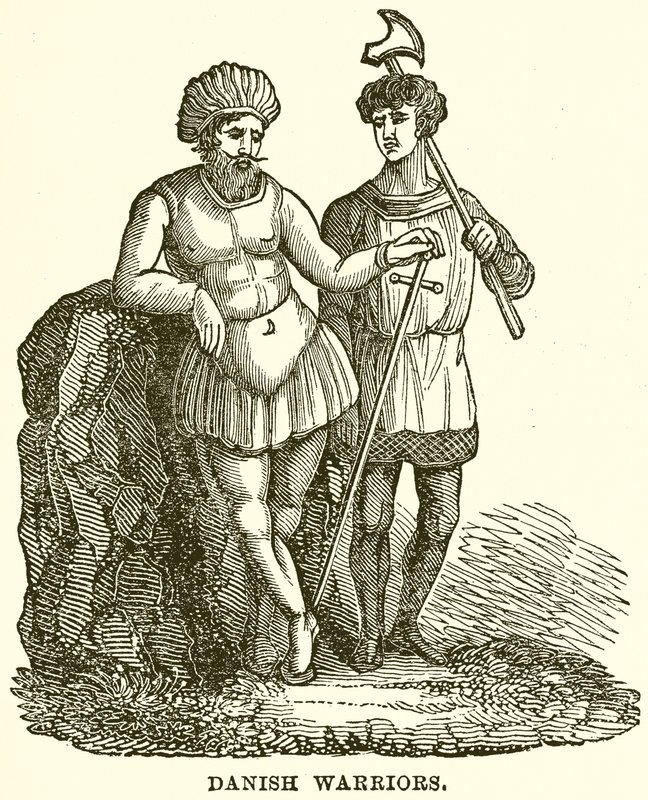 Dänische Krieger von English School