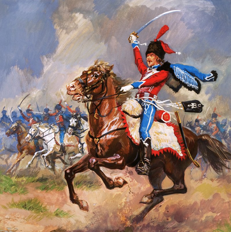 Stürmische Husaren von English School