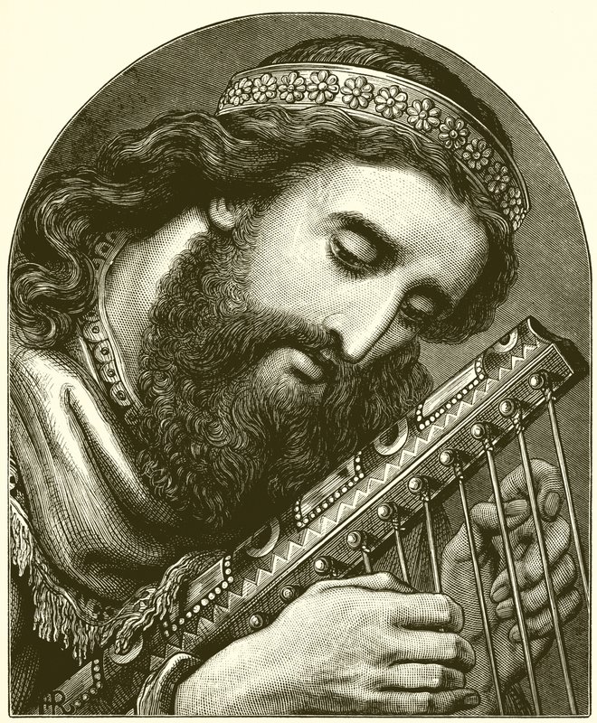 David der Psalmist von English School
