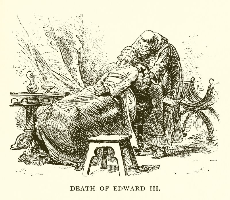 Tod von Eduard III. von English School