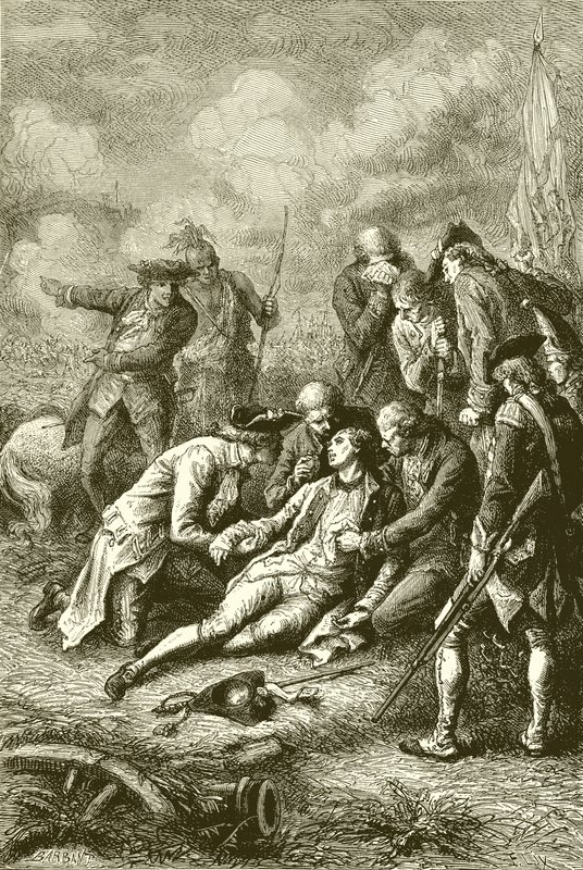 Tod von General James Wolfe von English School