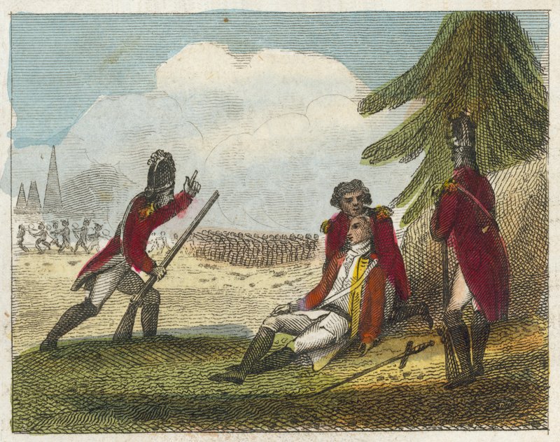 Tod von General Wolfe von English School