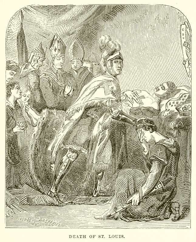 Tod des heiligen Ludwig von English School