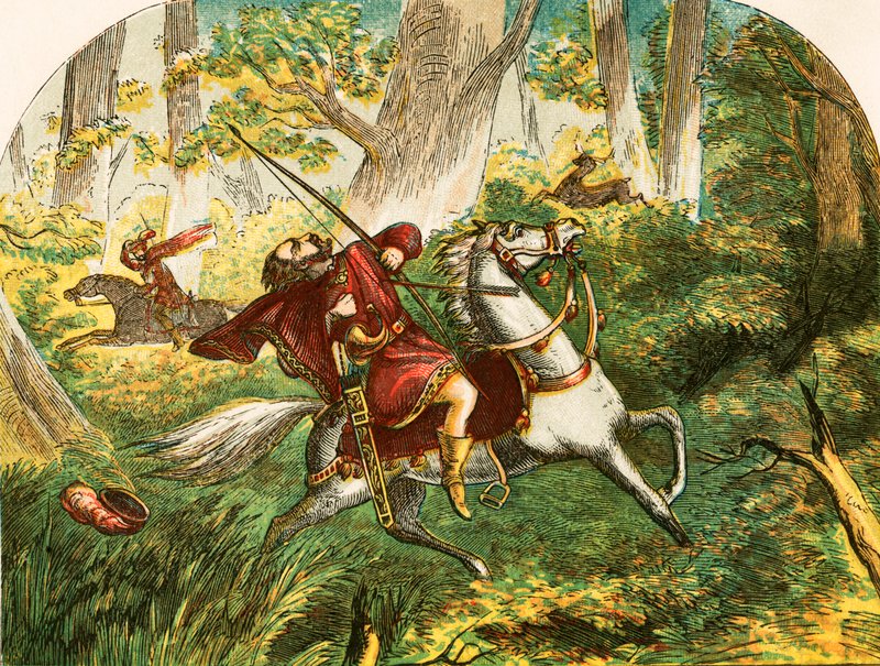 Tod von Wilhelm Rufus von English School