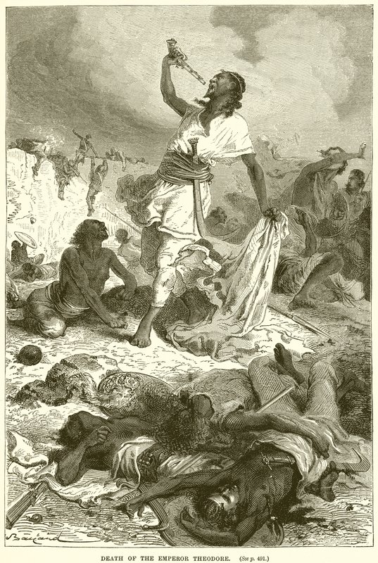 Tod des Kaisers Theodor von English School
