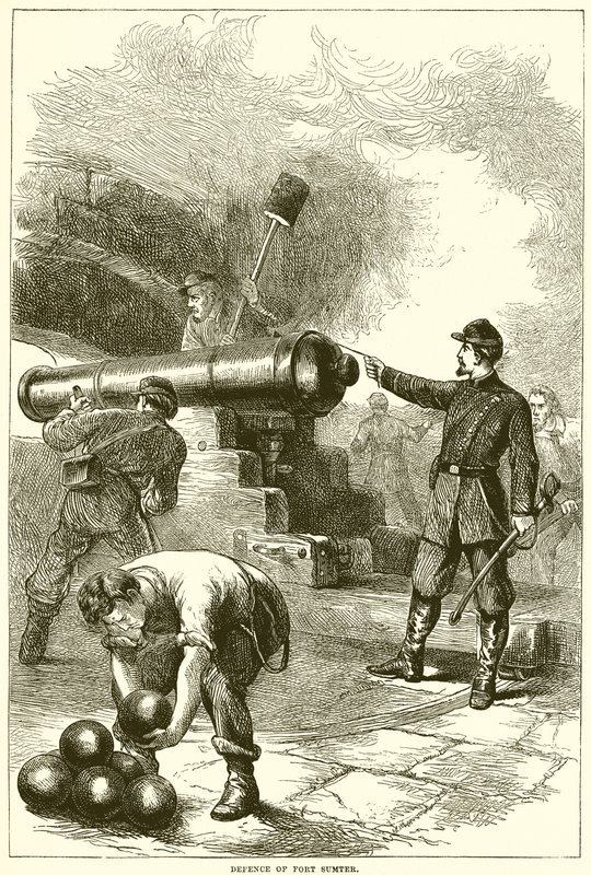 Verteidigung von Fort Sumter von English School