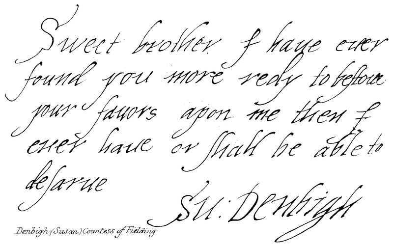 Susan Denbigh, Gräfin von Fielding von English School