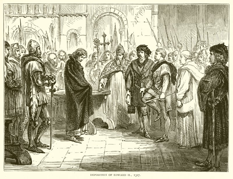 Absetzung von Eduard II., 1327 von English School