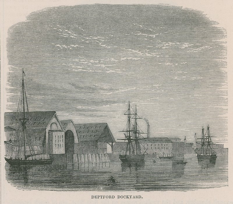 Deptford Dockyard von English School