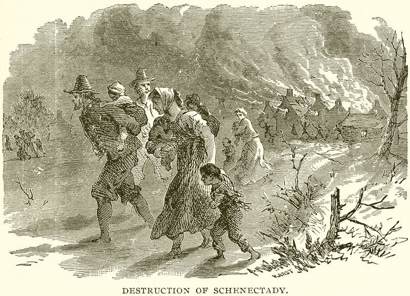 Zerstörung von Schenectady von English School