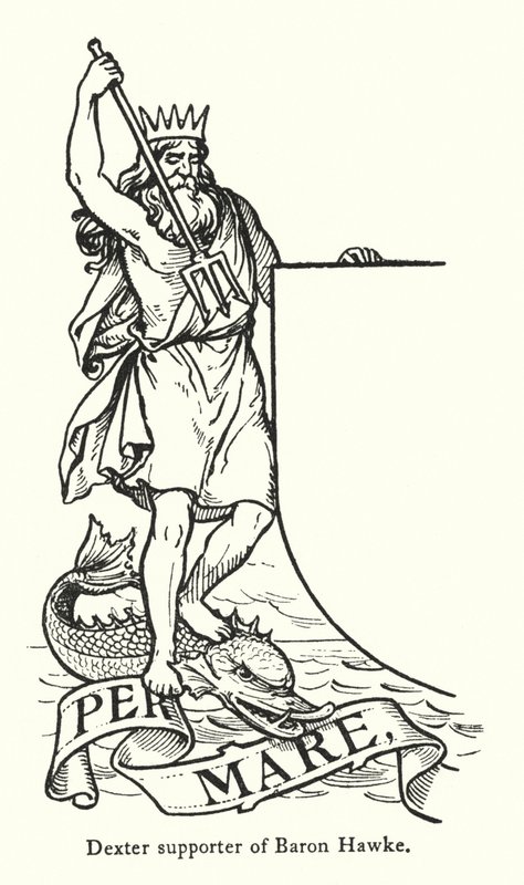 Dexter Unterstützer von Baron Hawke (Gravur) von English School