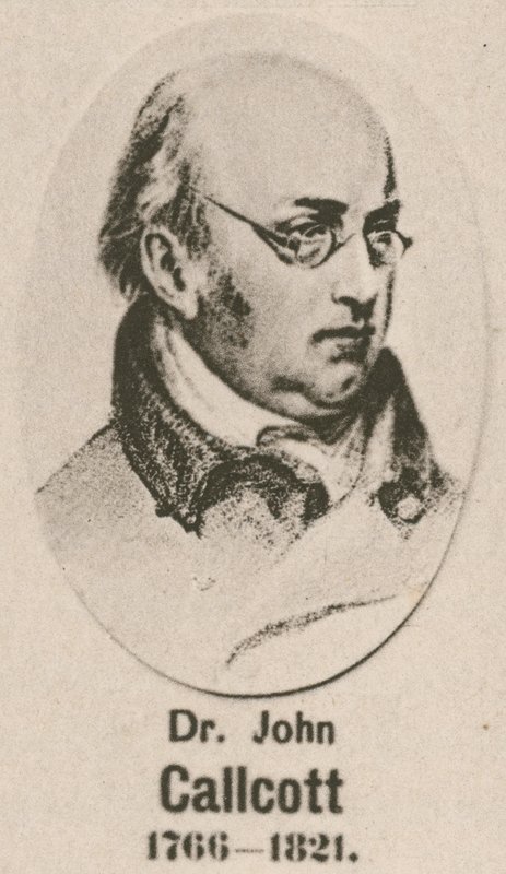Dr John Callcott (Gravur) von English School