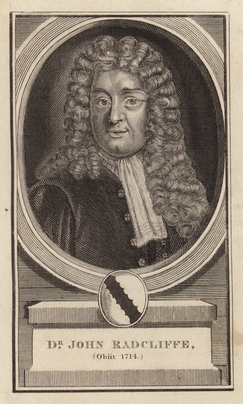 Dr. John Radcliffe, Verstorben 1714 von English School