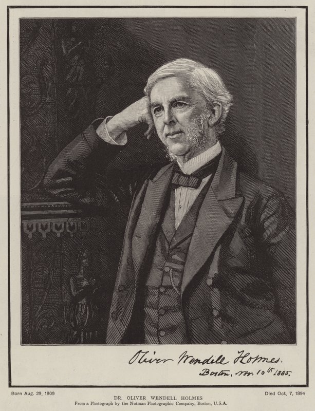 Dr Oliver Wendell Holmes (Gravur) von English School