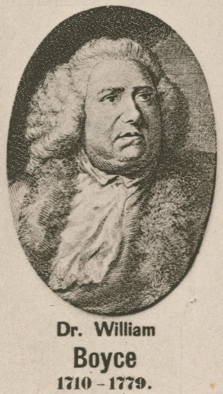 Dr William Boyce (Gravur) von English School