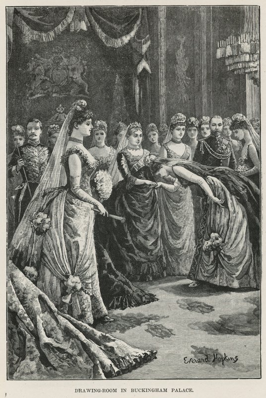 Salon des Buckingham-Palasts von English School