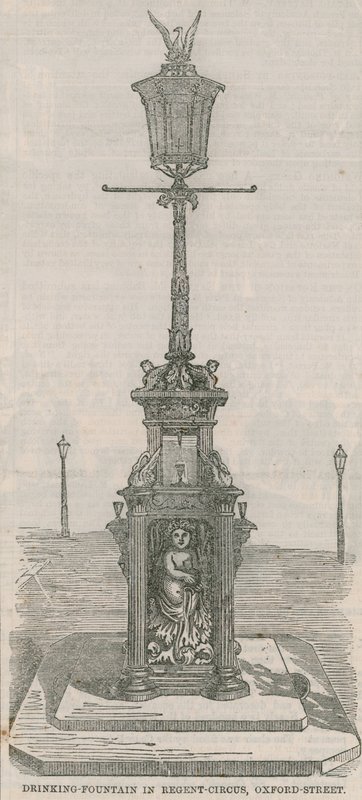 Trinkbrunnen im Regent Circus von English School