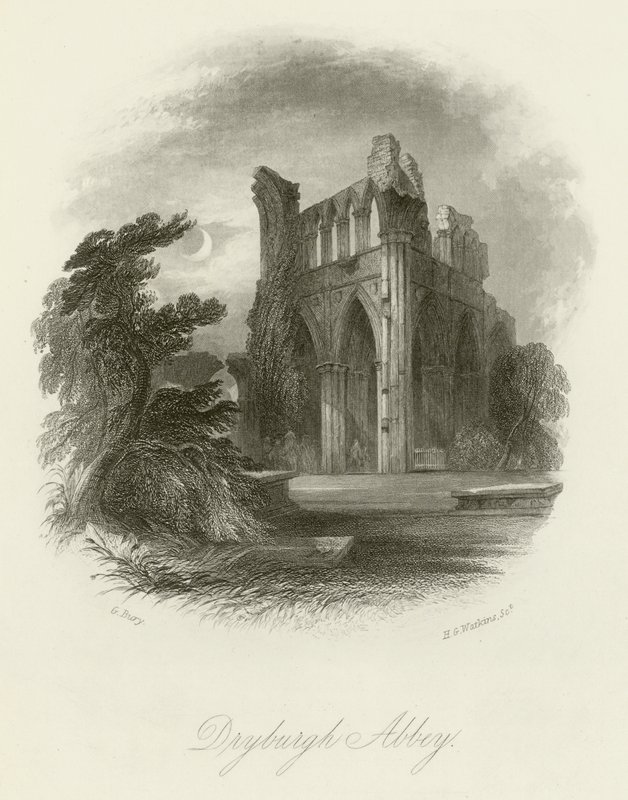 Dryburgh Abbey von English School