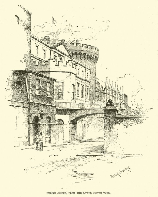 Dublin Castle, vom Lower Castle Yard von English School