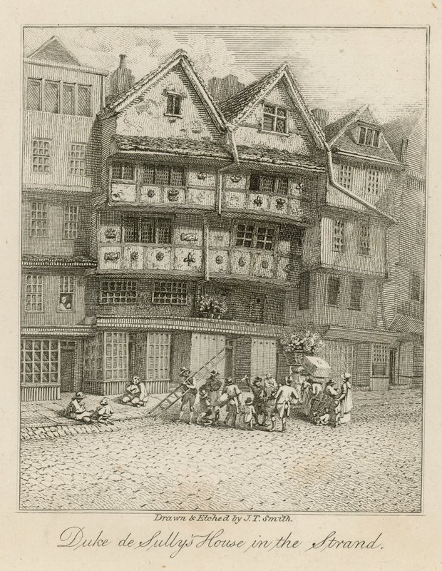 Haus des Herzogs von Sully im Strand von English School