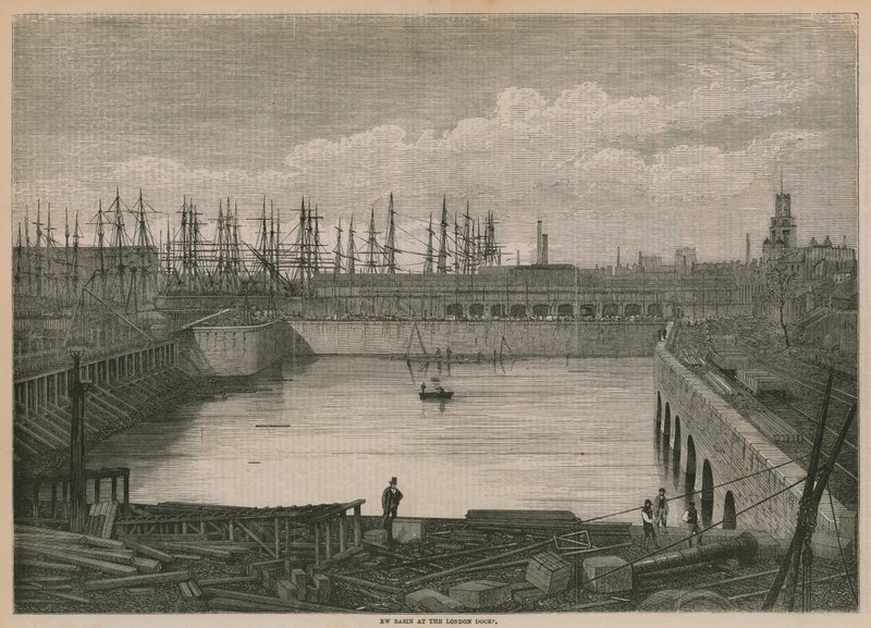 EW Becken am Londoner Dock von English School