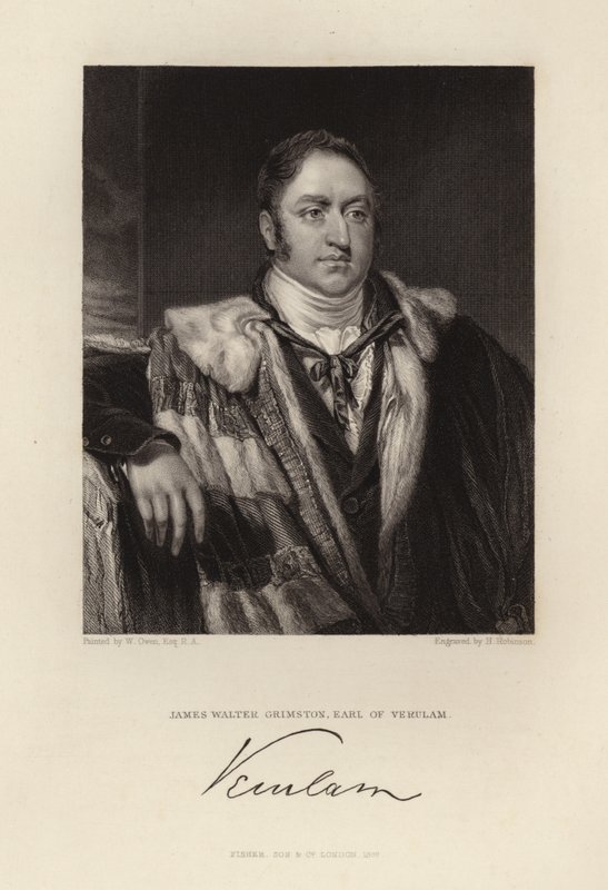 Earl von Verulam von English School