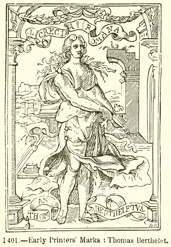Frühe Druckermarken: Thomas Berthelet von English School