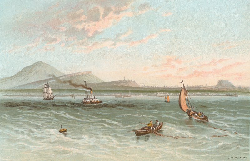 Edinburgh vom Firth of Forth von English School