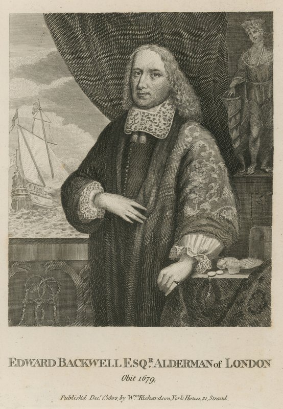 Edward Backwell, Alderman von London von English School