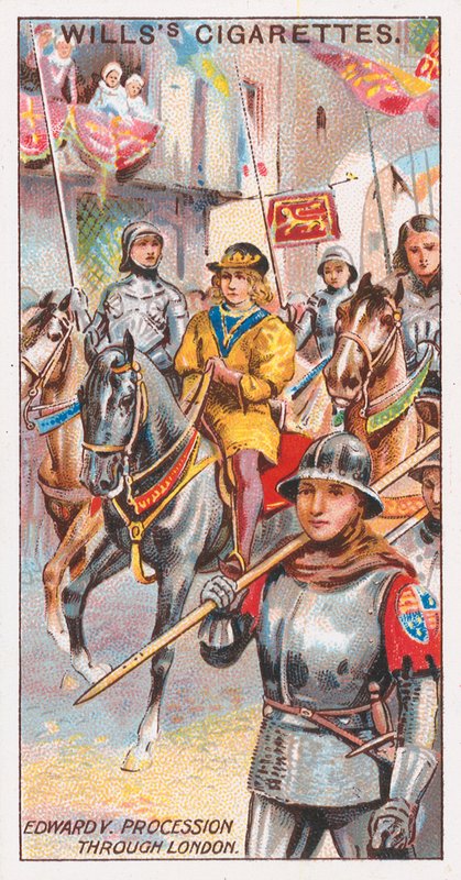 Prozession von Edward V durch London von English School