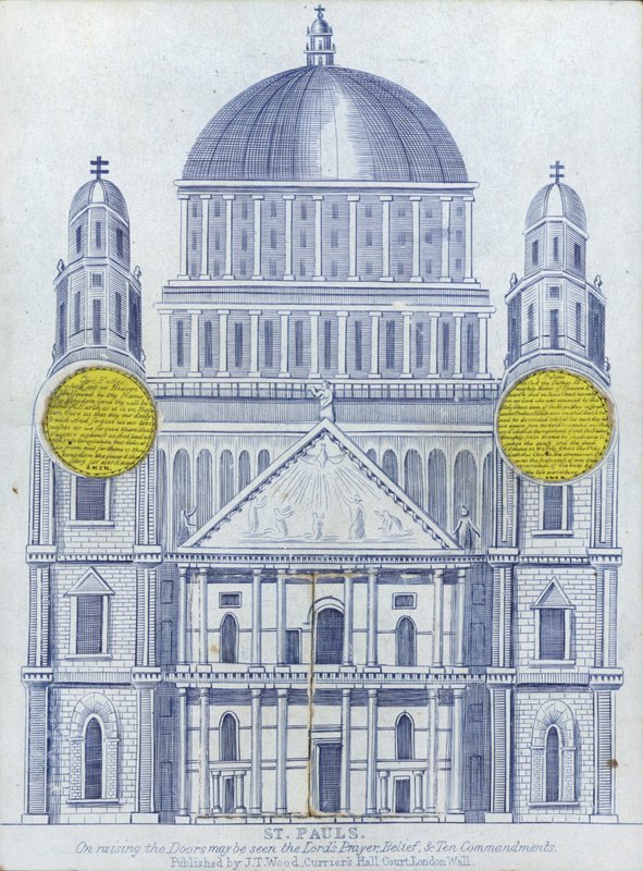 Ansicht der St. Pauls Kathedrale von English School