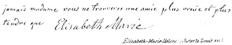 Elisabeth-Marie-Helene, Schwester von Ludwig XVI. von English School