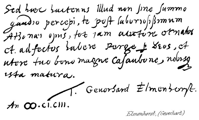 Geverhart Elmenhorst von English School